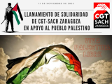Llamado de Solidaridad de CGT-SACH en Apoyo al Pueblo Palestino